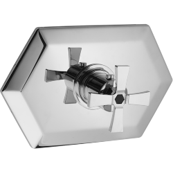 Встраиваемый термостатический смеситель для душа CISAL Cherie цвет: хром/черный арт. CX0072006T Встраиваемый термостатический смеситель для душа CISAL Cherie цвет: хром/черный арт. CX0072006T