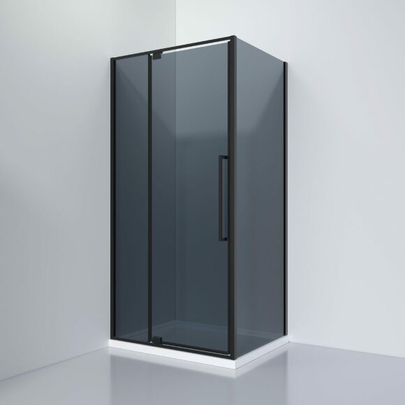 Душевое ограждение (900х900х1950), S812 BG, Black&White арт. 812900G