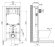 BelBagno Унитаз подвесной с сиденьем с системой инсталляции, с кнопкой смыва глянцевый белый, GENOVA, арт. BB1102CH/BB1102SC/BB002-80/BB005-PR-CHROME