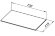 Столешница 75 см Liberty Allen Brau 1.330011.G-S цвет: серый структ
