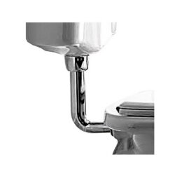 Труба для низкого бачка KERASAN Retro, 757190 цвета хром