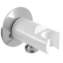 Шланговое подсоединение с держателем душа MD0614RBC Rav Slezak, белый