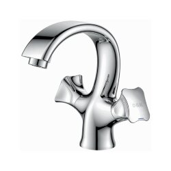 Смеситель для раковины, DA1382101  - Hessen D&K цвет: хром