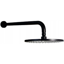 Верхний душ с держателем Paffoni Master, арт. ZSOF074NO + ZSOF034NO, цвет: черный матовый Верхний душ с держателем Paffoni Master, арт. ZSOF074NO + ZSOF034NO, цвет: черный матовый