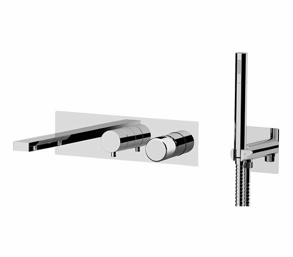 Смеситель для ванной и душа DT53D2 DOT скрытого монтажа Remer (хром)