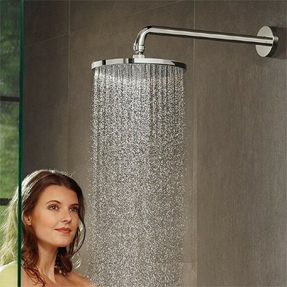 Hansgrohe верхний душ с настенным кронштейном, Raindance S, глянцевый хром арт. 27607000 Hansgrohe верхний душ с настенным кронштейном, Raindance S, глянцевый хром арт. 27607000