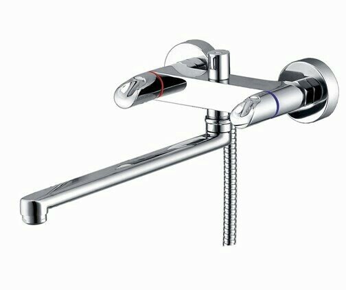 Смеситель для ванны с длинным изливом Lossa 1202L WasserKRAFT цвет: Хром