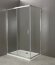 BelBagno Душевой уголок 110x185 глянцевый хром, Uno, арт. UNO-AH-1-110/80-C-Cr