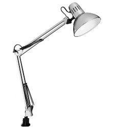 Настольная лампа, вид современный Senior Arte Lamp цвет:  серебро - A6068LT-1SS Настольная лампа, вид современный Senior Arte Lamp цвет:  серебро - A6068LT-1SS
