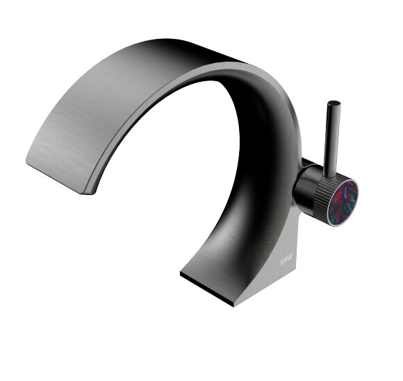 Смеситель для раковины, GF-7106-GM, Gunmetal, Black&White арт. 7106GM