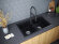 Кухонная мойка из кварца Zwilling Paulmark 810х500 PM238150-BLM цвет: Черный