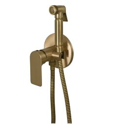 Гигиенический душ со смесителем Remer Infinity I65VO, цвет: бронза