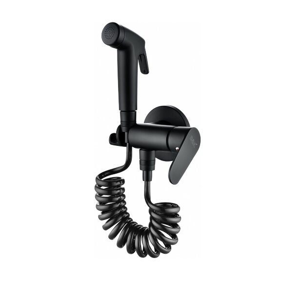 Гигиенический душ со смесителем, DA1394585  - Rhein D&K цвет: черный