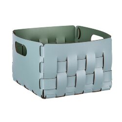 Корзинка Bottega ADJ Италия, 25x25xH20 цвет: небесный (эвкалипт) арт. 1044.50/60 Корзинка Bottega ADJ Италия, 25x25xH20 цвет: небесный (эвкалипт) арт. 1044.50/60