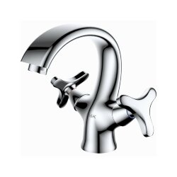 Смеситель для раковины, DA1382141  - Hessen D&K цвет: хром