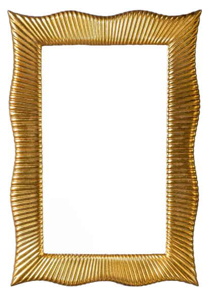 Зеркало Soho 100x70 см ПУ с подсветкой цвет: золото ArmadiArt арт. 563