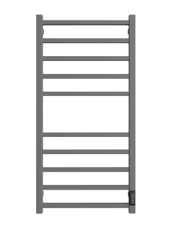 Полотенцесушитель L plaza neo 100/50 электрический Двин, графит арт. 4657795055409 Полотенцесушитель L plaza neo 100/50 электрический Двин, графит арт. 4657795055409