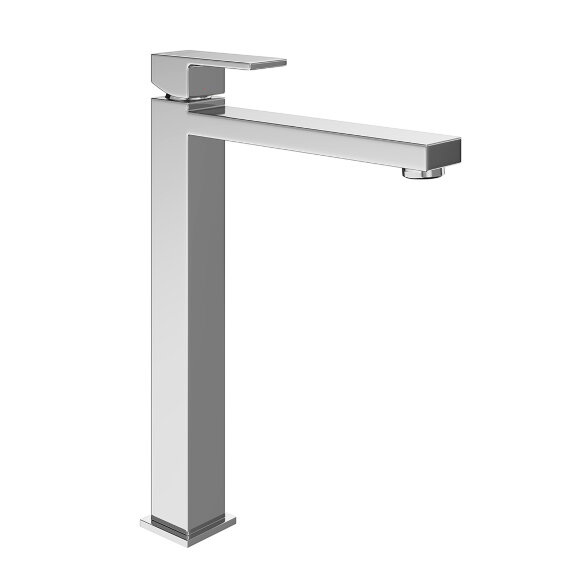 Смеситель для раковины однорычажный высокий без донного клапана 3/8 Kerama Marazzi Futura, 66419KM.21.018 цвет: хром