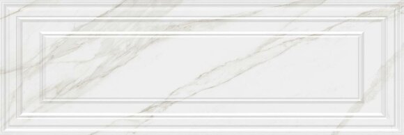 14002R Керамическая плитка 40x120 Прадо белый панель глянцевый обрезной в Москве