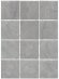 1299H Керамический гранит 9,8x9,8 Дегре серый матовый из 12 частей в Москве