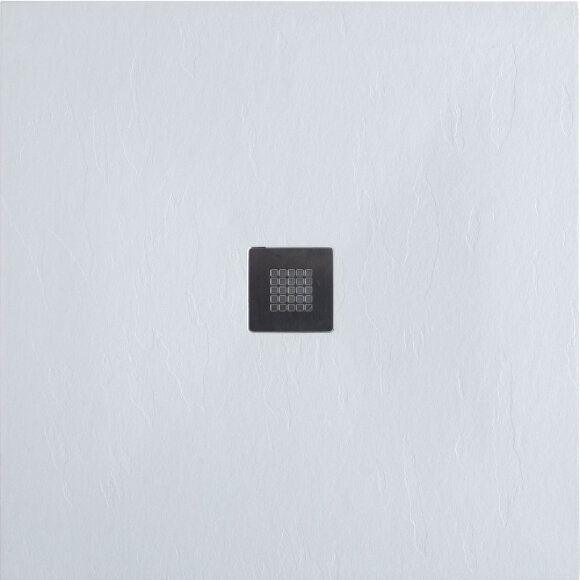 Душевой поддон из искусственного камня Priority 90x90 белый камень Allen Brau,  арт. 8.31002-21