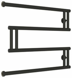 Водяной полотенцесушитель High-Tech+ model "M" 500х650  Сунержа, 15-4050-5065 цвет:  тёмный титан муар