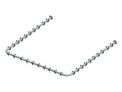 Keuco Набор штанг для душевой шторки для квадратного душа 120х120 см, Plan, 14940 011200 цвет: хром