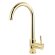 Смеситель для кухни, высокий излив, ручка сбоку, Migliore Fortis, золото арт. 31560