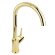 Смеситель для кухни, высокий излив, ручка сбоку, Migliore Fortis, золото арт. 31560