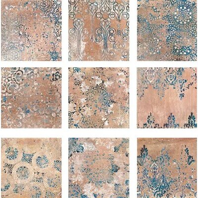 Керамогранит MESTIZAJE CHATEAU ANTIQUE COTTO 18.5x18.5 см WOW  арт. 111386