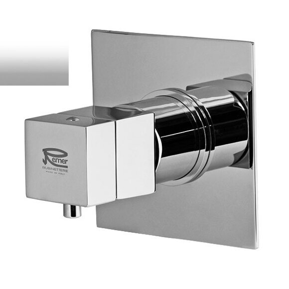 Смеситель для душа, цвет: белый Remer Qubika Thermo QT30BO
