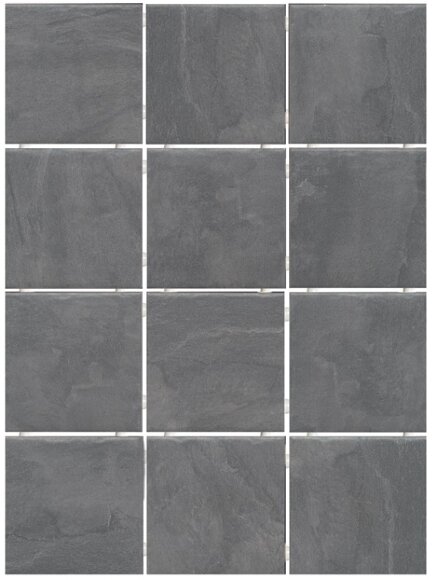 1300H Керамический гранит 9,8x9,8 Дегре серый темный матовый из 12 частей в Москве