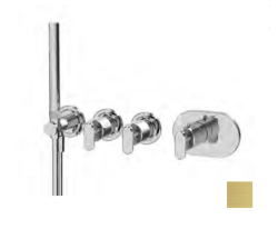 Смеситель для ванны и душа Fima Carlo Frattini Park Lane, цвет: золото матовое, арт. F1368X2OS  Смеситель для ванны и душа Fima Carlo Frattini Park Lane, цвет: золото матовое, арт. F1368X2OS