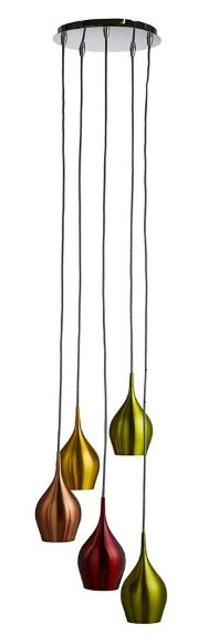 Подвесная люстра, вид прованс Vibrant Arte Lamp цвет:  разноцветный - A6412SP-5CC