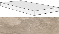 Ступень Ardoise Ecru Gradino Dx/Sx 33x120x3 Rex арт. 739339