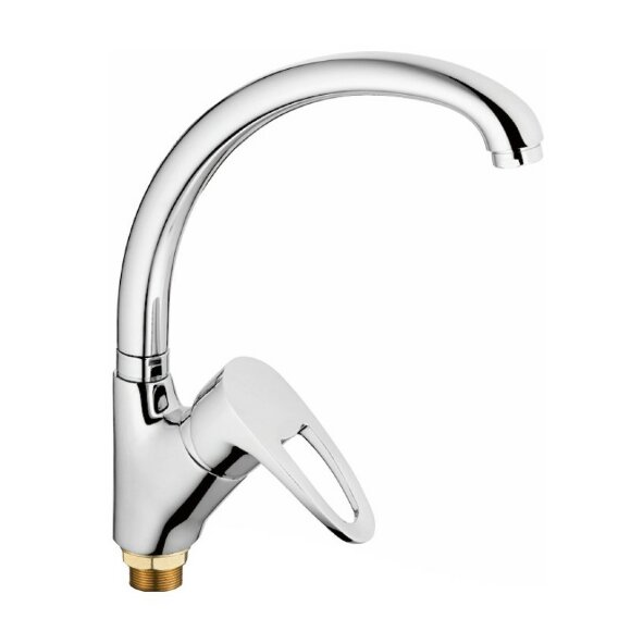 Смеситель для кухни хром, Haiba - HB4165-2