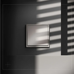 Выключатель встраиваемый Voltum S70 одноклавишный 10А, цвет: кашемир, арт. VLS010103