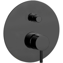 Однорычажный смеситель для ванны/душа CISAL Less New цвет: черный матовый арт. LN00210040 Однорычажный смеситель для ванны/душа CISAL Less New цвет: черный матовый арт. LN00210040