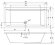 Акриловая ванна RETHING CUBIC 190x90 R PULG&PLAY RIHO FALL RIHO арт. BD97 (BD97C0500000000)