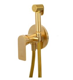 Гигиенический душ со смесителем Remer Infinity I65WBG, цвет: золото