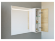 AQWELLA Miami Зеркало 65см со светодиодной подсветкой и сенсорным выключателем. - Mai.02.06