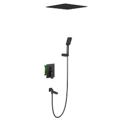 Timo Душевая система  Selene Черный арт. SX-2039/03SM