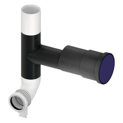 Сменный сливной патрубок для отвода воздуха, dn70 левый, 90° Profil TECE арт. 9820126 Сменный сливной патрубок для отвода воздуха, dn70 левый, 90° Profil TECE арт. 9820126