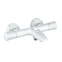 Смеситель для ванны и душа с термостатом DN 15, белый глянцевый, ZENTA Kludi арт. 351019138