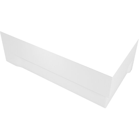 Панель декоративная 180x80 L (Г-образ)(h 56) белая, Boomeran Vayer арт. Гл000010189
