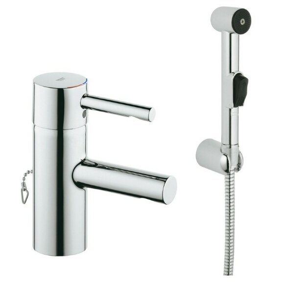 Смеситель для раковины с гигиеническим душем GROHE Essence арт. 23122000