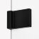 Душевое ограждение L 100x90x200 Avexa black New Trendy черный арт. EXK-2549