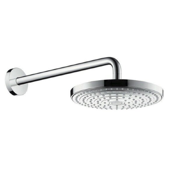 Hansgrohe верхний душ с настенным кронштейном, Raindance Select S, глянцевый хром арт. 26470000