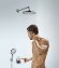 Hansgrohe верхний душ с настенным кронштейном, Raindance Select S, глянцевый хром арт. 26470000