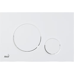 Клавиша смыва белая матовая Alcaplast  арт. M676